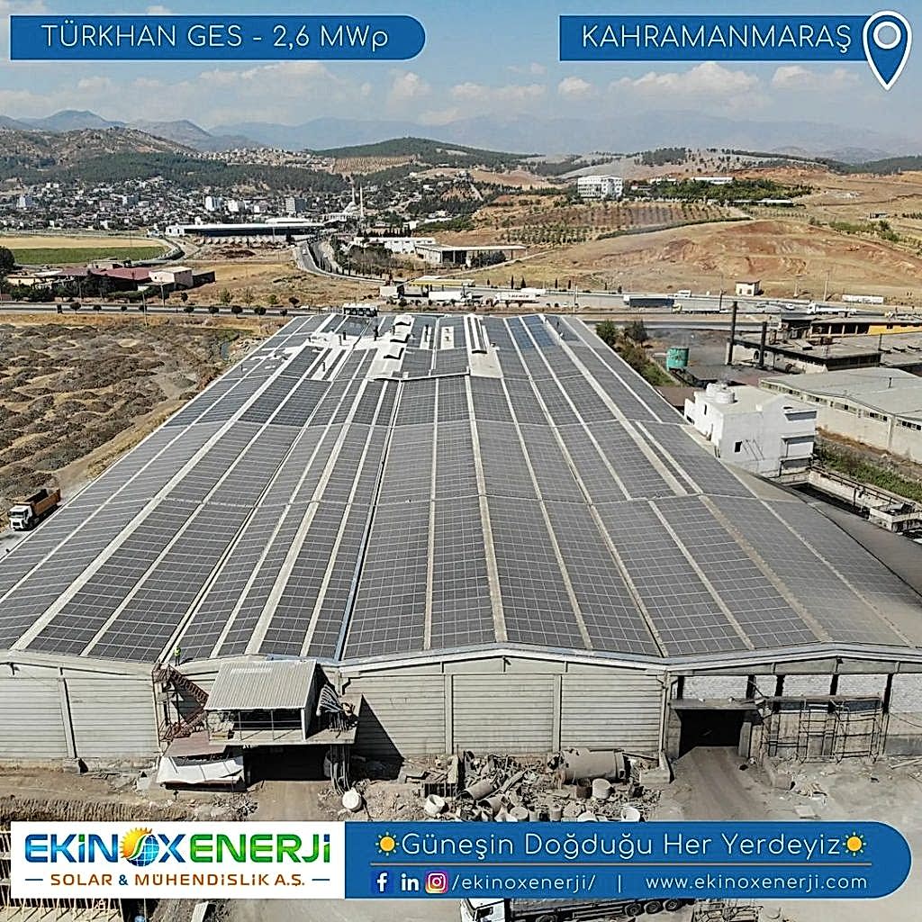 2,6 MWp Kurulu Gücünde Türkhan Tekstil GES Kabulü Yapılarak Devreye Alındı
