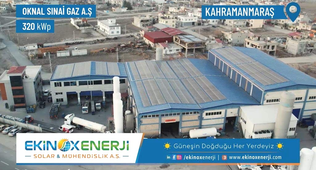320 kWp Gücünde Oknal Sınai Gaz A.Ş. GES Kabulü Yapılarak Devreye Alındı